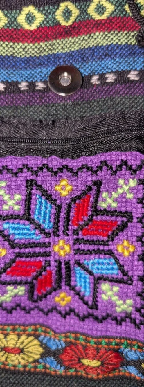Hand-Embroidered Multicolor Jerusalem Backpack